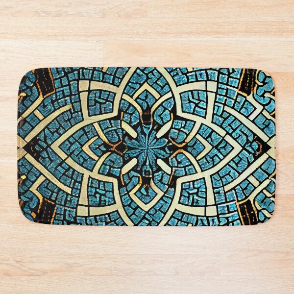Item preview, Fine Mosiac Line Pattern Digital Painting designed and sold by CodeAndColors.