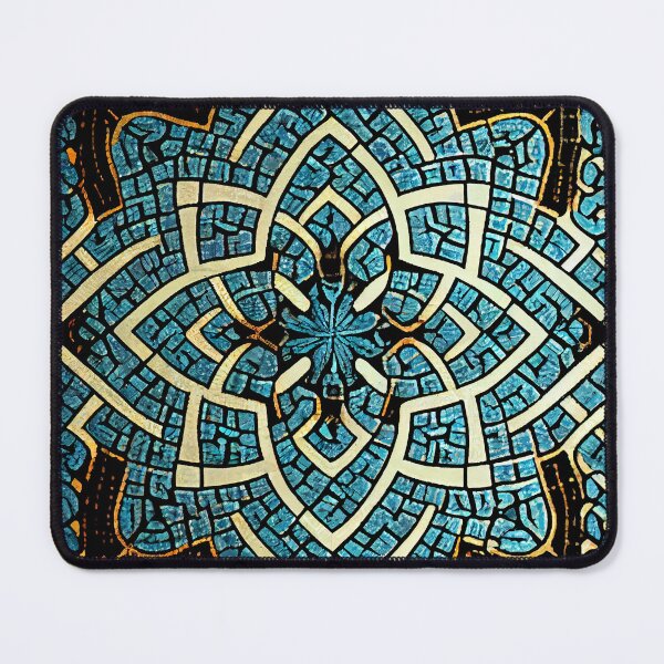 Item preview, Fine Mosiac Line Pattern Digital Painting designed and sold by CodeAndColors.