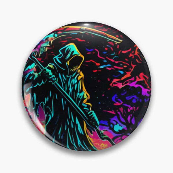 Artikelvorschau, Psychedelischer Sensenmann 3 entworfen und verkauft von Newtaste-Store.