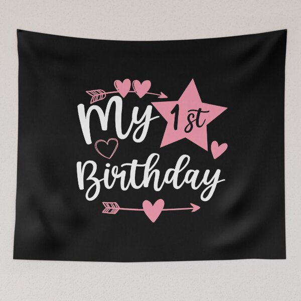 Item preview, Birthday 2023 | 1 year old | First Birthday | Baby Girl designed and sold by AMINE  ★★★★★.