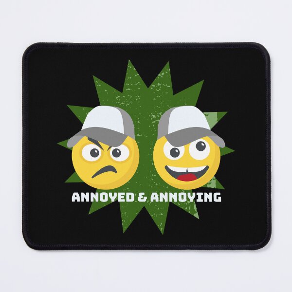 Item preview, Funny "Annoyed and Annoying" Emojis in Baseball Hats designed and sold by Write-to-Rebel.