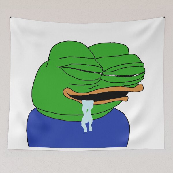 Item preview, Tooktoomuch Pepe designed and sold by TheMemesLord.