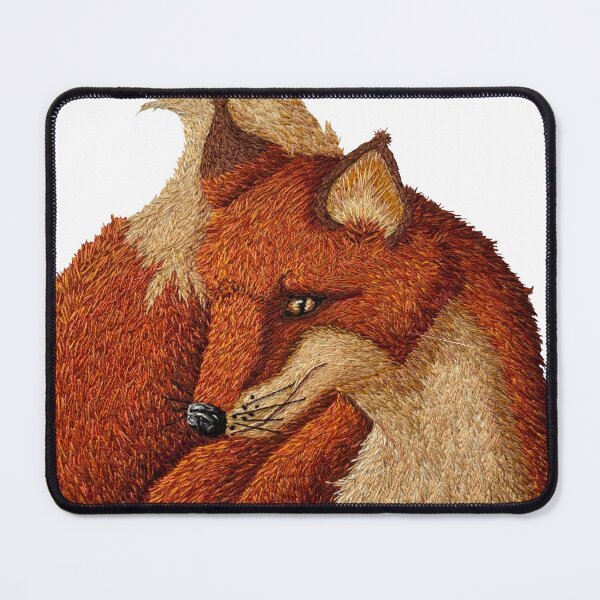 Item preview, Embroidery Fox designed and sold by AllBlueGem.