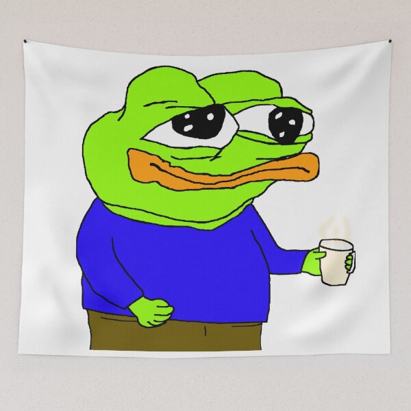 Item preview, Pepe With Cup designed and sold by TheMemesLord.