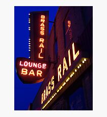 Brass Rail Lounge Photographic Print