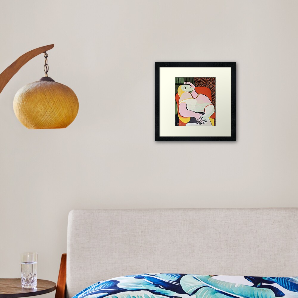 Le Rêve ( "The Dream")- Pablo Picasso Framed Art Print