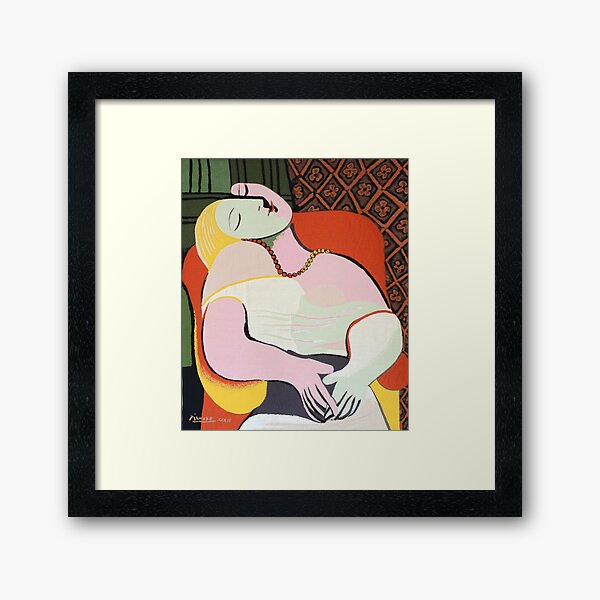 Le Rêve ( "The Dream")- Pablo Picasso Framed Art Print