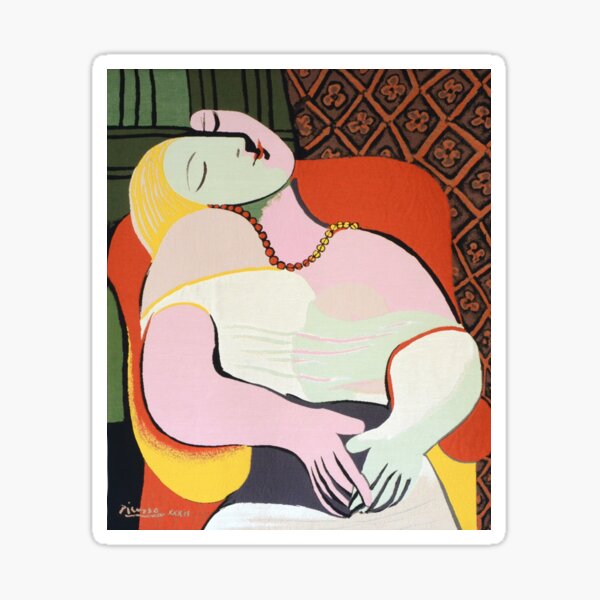 Le Rêve ( "The Dream")- Pablo Picasso Sticker