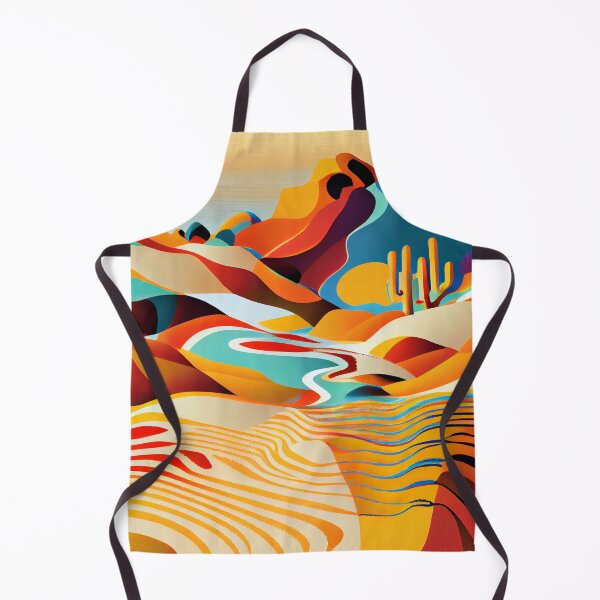 Item preview, Abstract Colorful Desert Modern Pattern Digital Painting designed and sold by CodeAndColors.