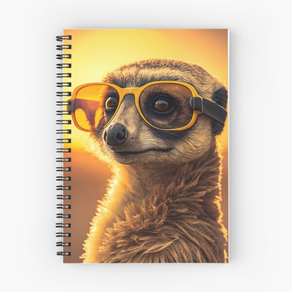 Item preview, Super cool meerkat wearing glasses designed and sold by RK - Shop.