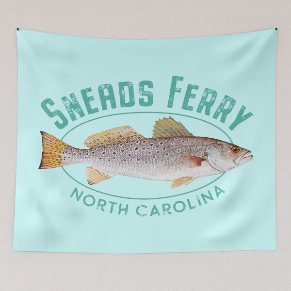Item preview, Sneads Ferry North Carolina Sea Trout Design designed and sold by Futurebeachbum.