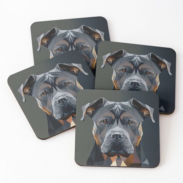 Item preview, Vector pitbull face design designed and sold by RK - Shop.