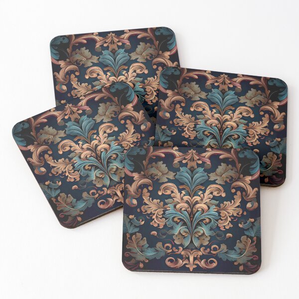 Item preview, Baroque Eclectic Pattern Digital Painting designed and sold by CodeAndColors.