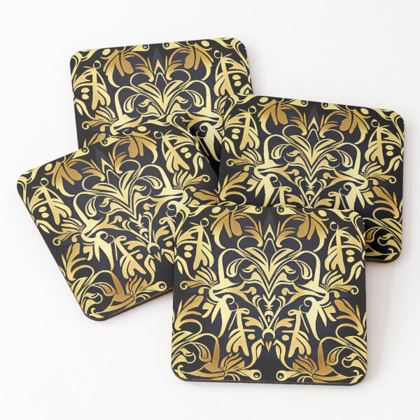 Item preview, Brilliant Cool Hollywood Regency Pattern Digital Painting designed and sold by CodeAndColors.