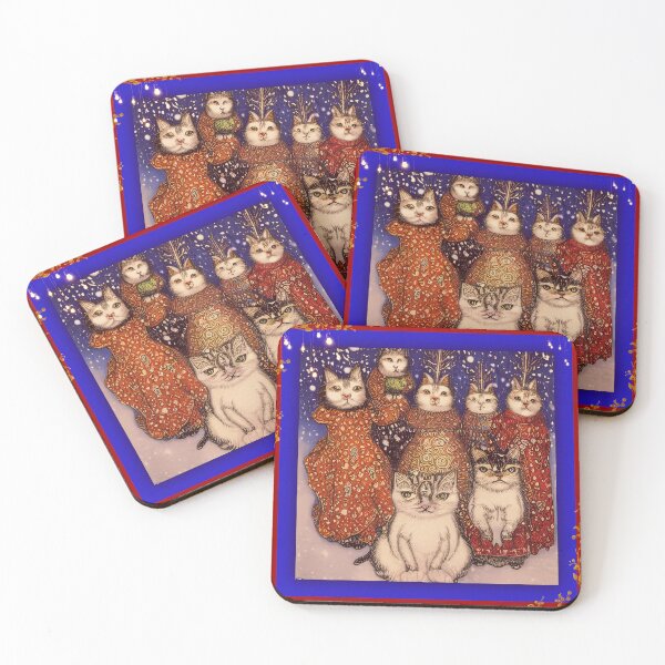 Item preview, Meow-Meow Merrily Along  designed and sold by Lisa Marie Mercer.