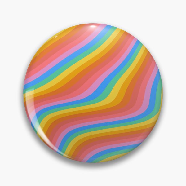 Item preview, Psychedelic Ripple Rainbow designed and sold by STUDIO MORE Los Angeles.