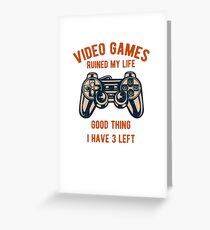 Video Games / Video Gamers Greeting Card