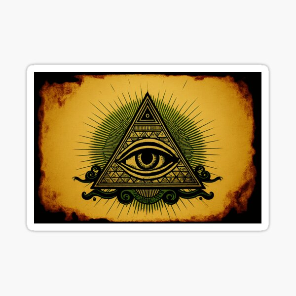 The All Seeing Eye Has Come For Us! Sticker