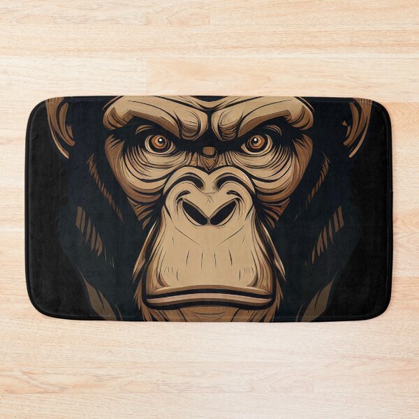 Item preview, Chimpanzee, face of a stern chimpanzee. Color version. designed and sold by Gert Street.