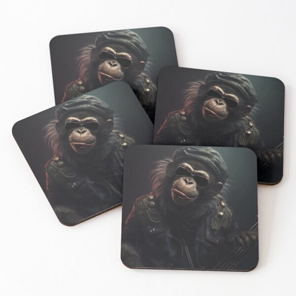 Item preview, Monkey rock star designed and sold by GOODARTENOON.
