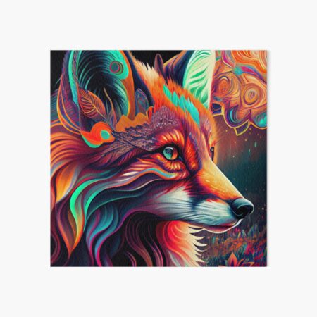 Item preview, Psychedelic Fox Art designed and sold by andreipopescu.