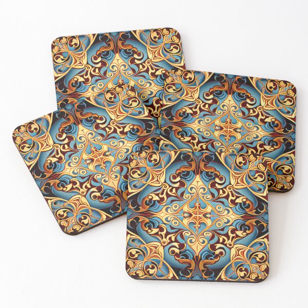 Item preview, Classic Eclectic Pattern Digital Painting designed and sold by CodeAndColors.