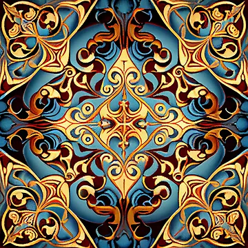 Vorschaubild zum Design Classic Eclectic Pattern Digital Painting von CodeAndColors