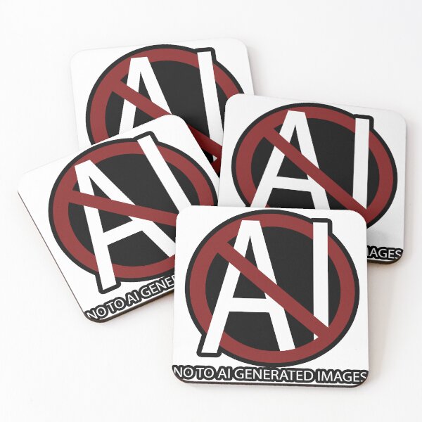 Item preview, NO TO AI GENERATED IMAGES ARTIST SUPPORT designed and sold by Jas Yeets Art.