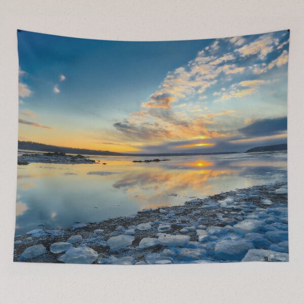 Item preview, Sunset Over a Icy Lake designed and sold by Taceo10.