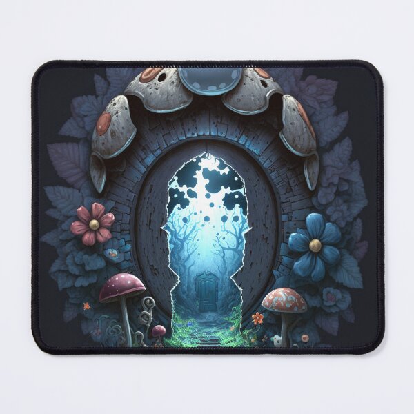 Item preview, Mushroom Portal 2 - The Glow Beyond the Stones designed and sold by Vicki Noble Art.