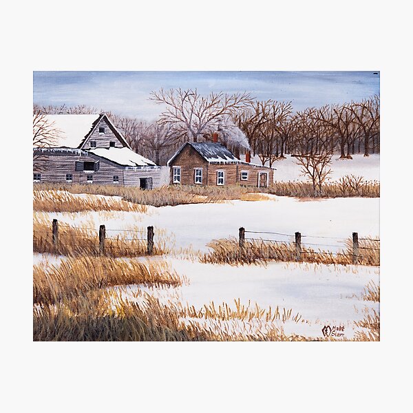 Item preview, Snow Storm at the Farm  designed and sold by Matt Starr.