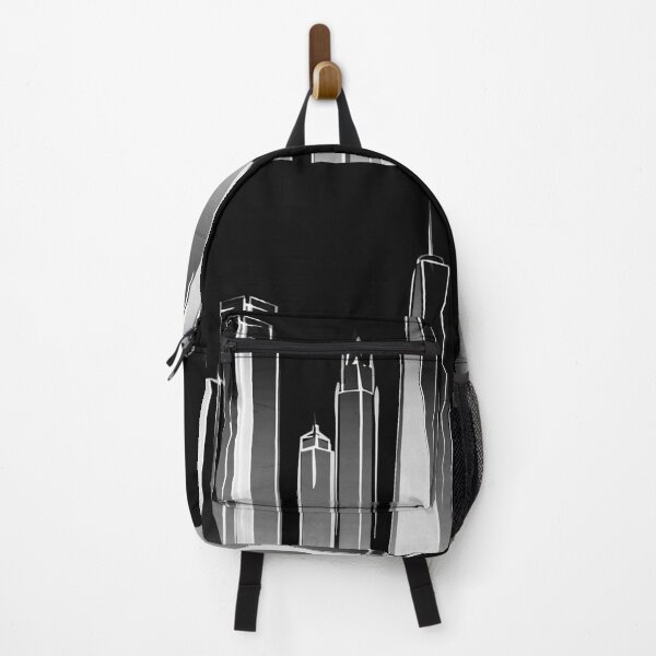 Item preview, Vanished (Black), Abstract NYC Skyline Art designed and sold by Tritonn204.