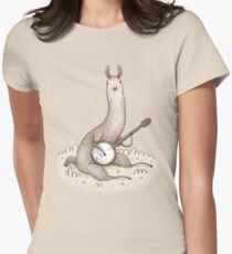 Banjo Lama Tailliertes T-Shirt für Frauen