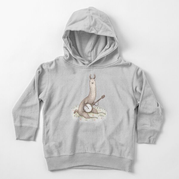 Banjo Llama Toddler Pullover Hoodie