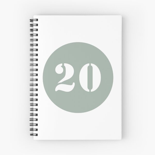 Item preview, Number Twenty (20) in Olive Green Circle designed and sold by Ching Teoh.