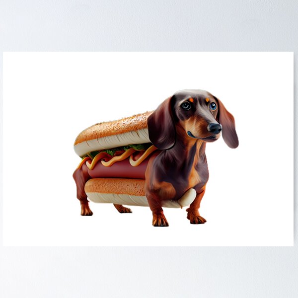 Silly Weiner Dog Posters for Sale
