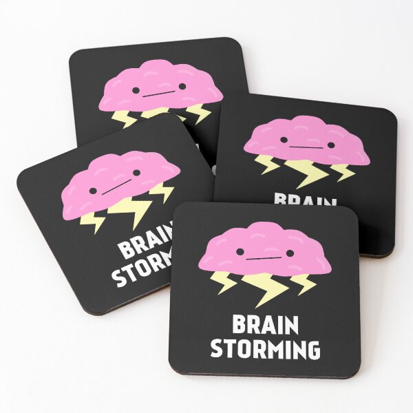 Item preview, Brain Storming Brain : Cerebral Brain Pun designed and sold by EnzoVectorism.