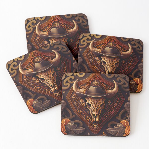 Item preview, Aggressive Fine Western Pattern Digital Painting designed and sold by CodeAndColors.