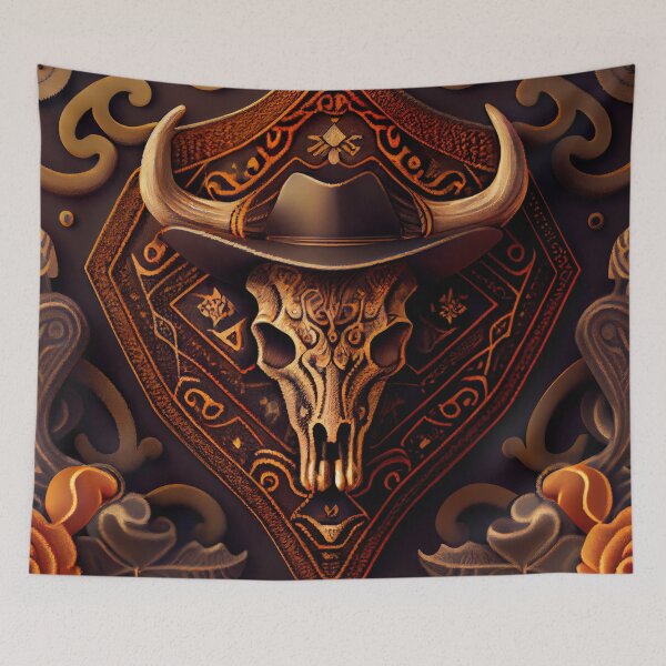 Item preview, Aggressive Fine Western Pattern Digital Painting designed and sold by CodeAndColors.