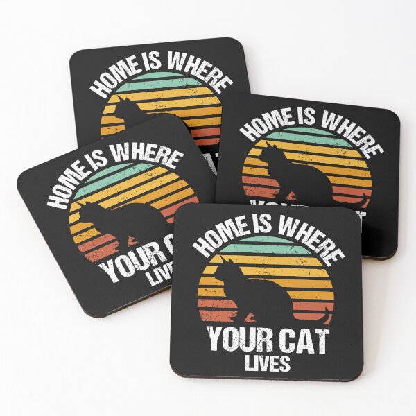 Item preview, Home Is Where Your Cat Lives designed and sold by aliceoutline.