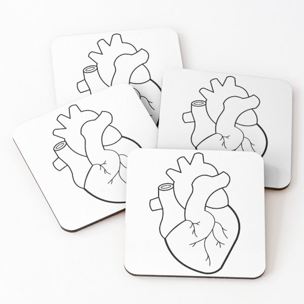 Item preview, Simple Heart Line Art large designed and sold by Organoleptic.