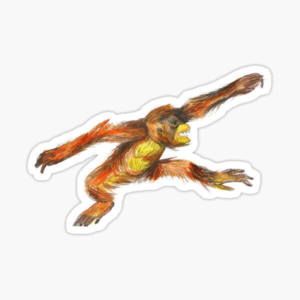 Monkey Sticker