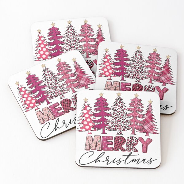 Item preview, merry christmas womens girls pink tree christmas  designed and sold by BORHIM-ART.