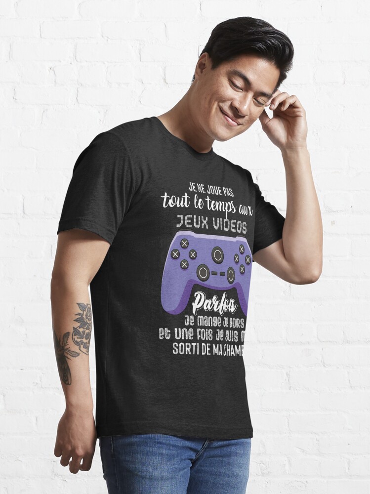 Accro Aux Jeux Vidéo Idée Cadeau Pour Ado Gamer' T-shirt contrasté Femme