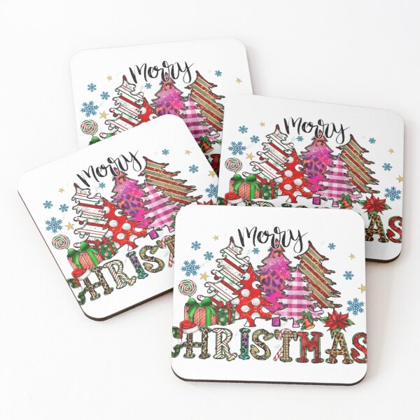 Item preview, merry christmas womens girls pink tree christmas  designed and sold by BORHIM-ART.