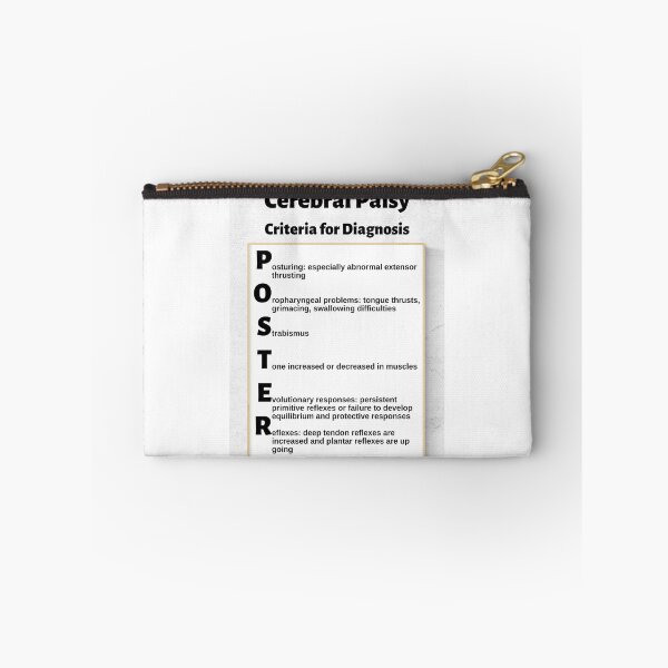 Item preview, Cerebral Palsy Criteria for Diagnosis: POSTER Mnemonic designed and sold by Caregiverology.