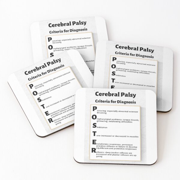Item preview, Cerebral Palsy Criteria for Diagnosis: POSTER Mnemonic designed and sold by Caregiverology.