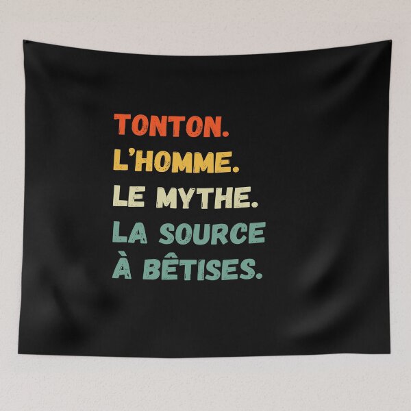 Item preview, idee cadeau tonton L'homme. Le Mythe. La source à bêtises. designed and sold by thegoodplan.