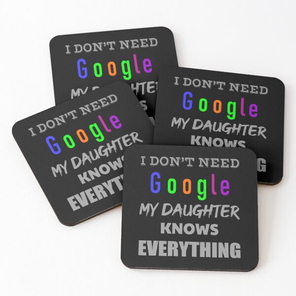 Item preview, My Daughter Knows Everything | Father Joke | Funny Men T-Shirt for Dad   designed and sold by bluehatgraphics.