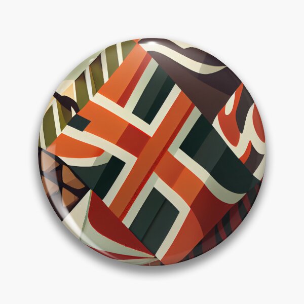 Item preview, Angular Designer Country Pattern Digital Painting designed and sold by CodeAndColors.